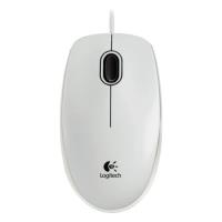 LOGITECH B100, USB Kablolu, 1000dpi, Optik, 3 Tuşlu, Beyaz Mouse 910-003360